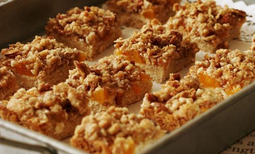 Peach Cobbler Bars