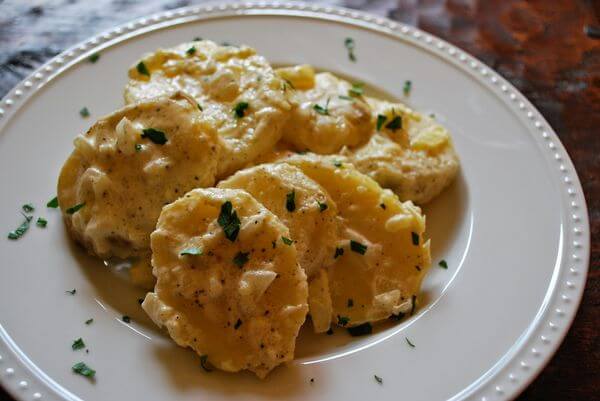 German Potato Salad - Easy Culinary Concepts #potatosalad #potatorecipes