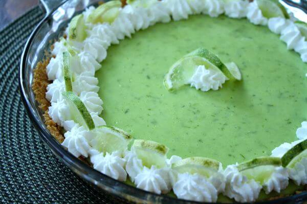 key lime pie with whipped cream recipe