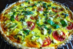 Tomato and Goat Cheese Tart - Easy Culinary Concepts